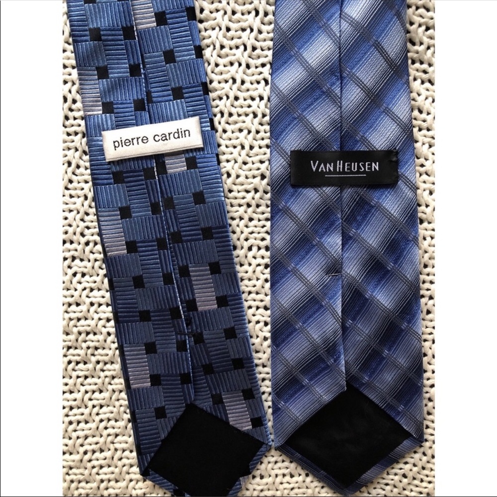 🎉SALE🎉Set of 2 Pierre Cardin / Van Heusen ties - Picture 3 of 5